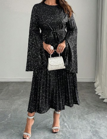 Rochie lunga SHEIN CURVE, negru