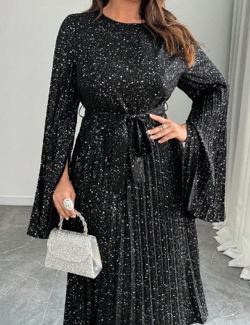 Rochie lunga SHEIN CURVE, negru