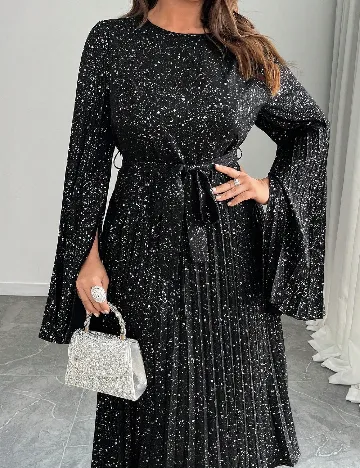 Rochie lunga SHEIN CURVE, negru