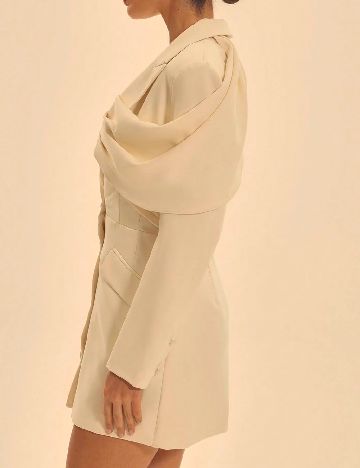 Rochie scurta Musera, crem