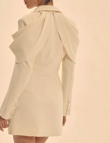 Rochie scurta Musera, crem