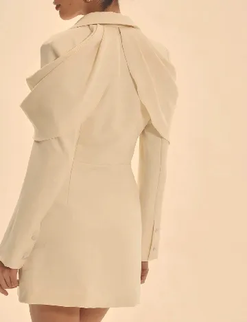 Rochie scurta Musera, crem