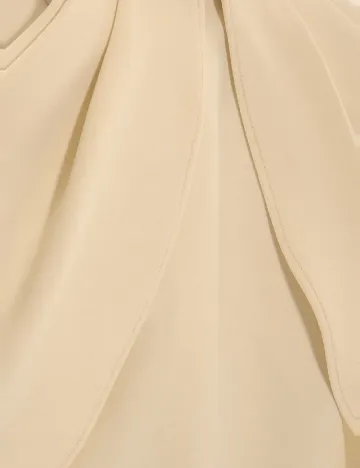 Rochie scurta Musera, crem