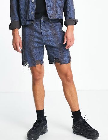 Pantaloni scurti LIQUOR N POKER, albastru