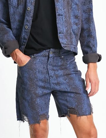 Pantaloni scurti LIQUOR N POKER, albastru