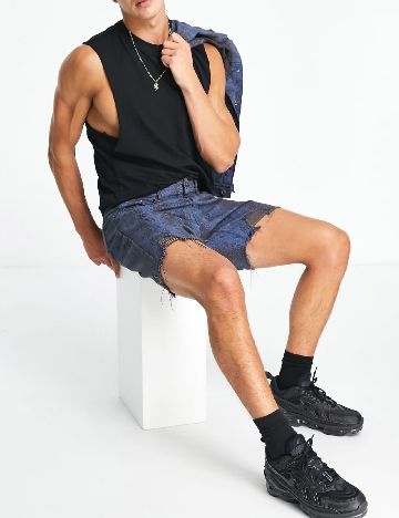 Pantaloni scurti LIQUOR N POKER, albastru