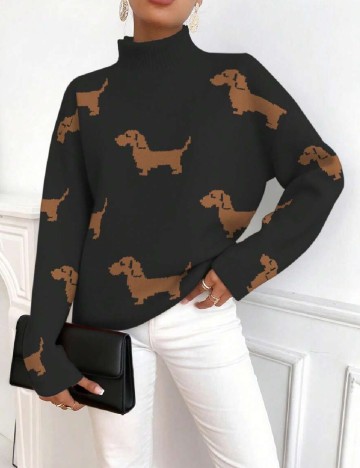 Pulover SHEIN, negru