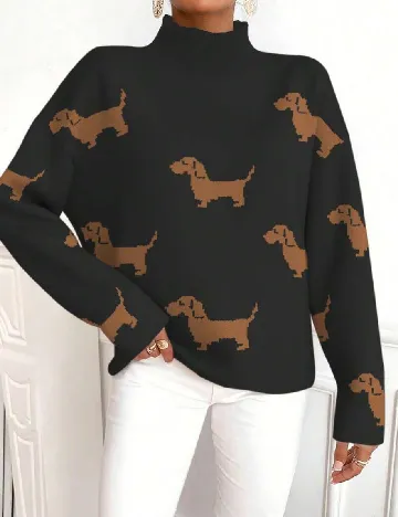 Pulover SHEIN, negru