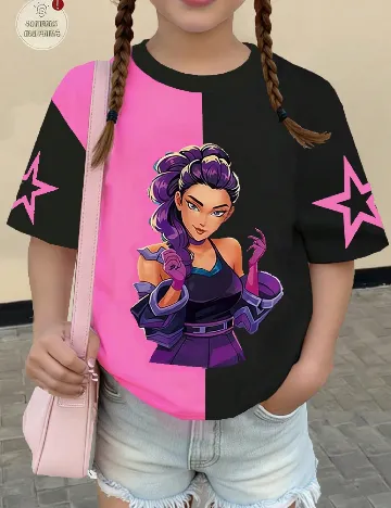 Tricou Shein Kids, mix culori