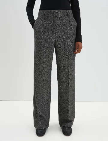 Pantaloni Someday, gri inchis