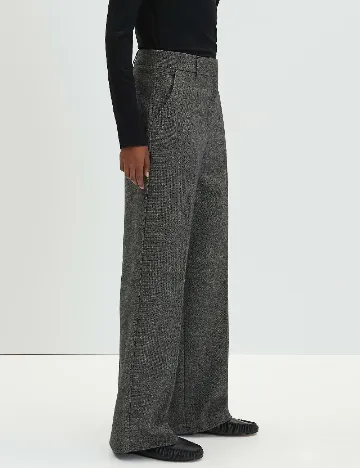 Pantaloni Someday, gri inchis