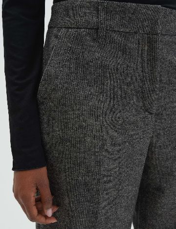 Pantaloni Someday, gri inchis