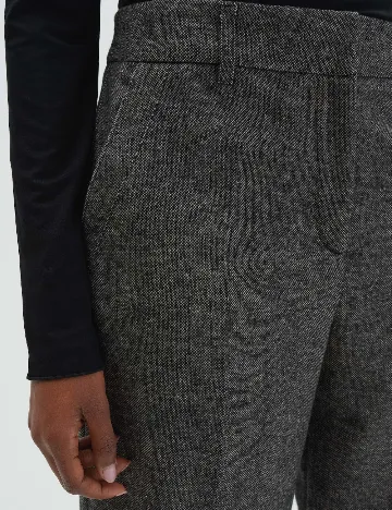 Pantaloni Someday, gri inchis