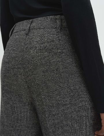 Pantaloni Someday, gri inchis