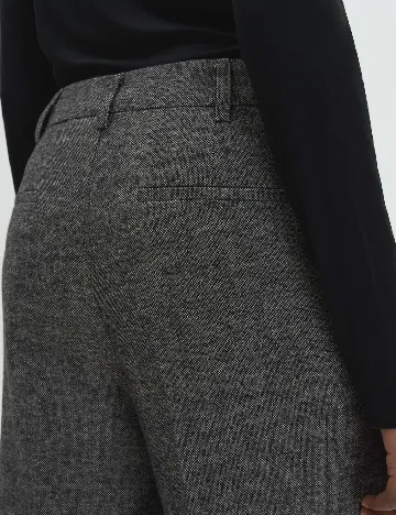 Pantaloni Someday, gri inchis