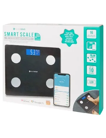 Cantar inteligent SILVERGEAR, negru
