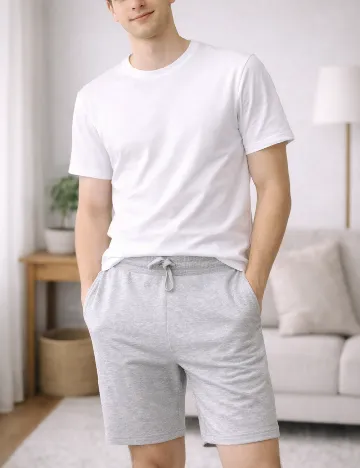 Pantaloni scurti INDICODE, gri