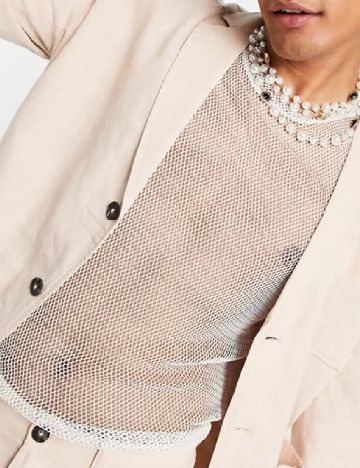 Sacou Reclaimed Vintage, crem