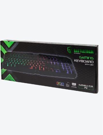 Tastatură de gaming Battletron, negru