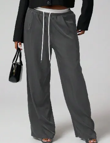 Pantaloni Musera Plus Size, gri