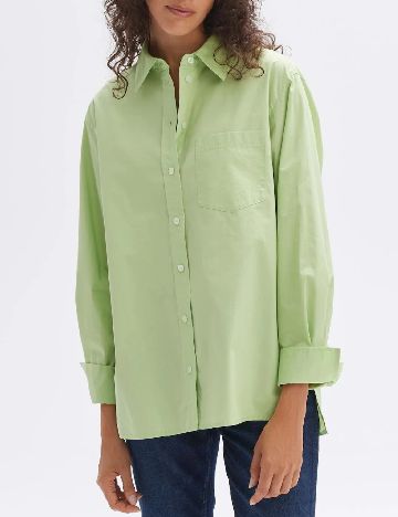 Camasa Oversize Opus, verde