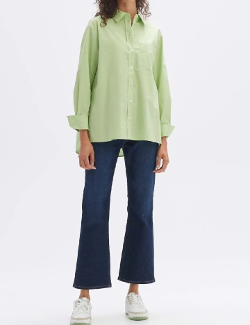 Camasa Oversize Opus, verde