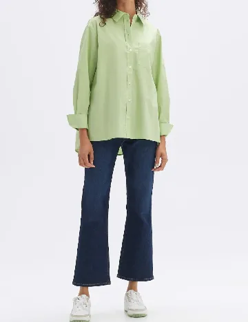 Camasa Oversize Opus, verde