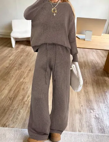 Compleu SHEIN CURVE, maro