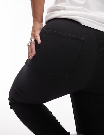 Blugi Top Shop Plus Size, negru