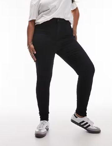 Blugi Top Shop Plus Size, negru