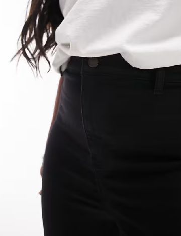 Blugi Top Shop Plus Size, negru