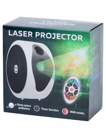 Proiector laser RGB Eurodomest, alb