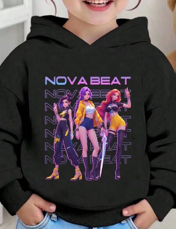 Hanorac Shein Kids, negru