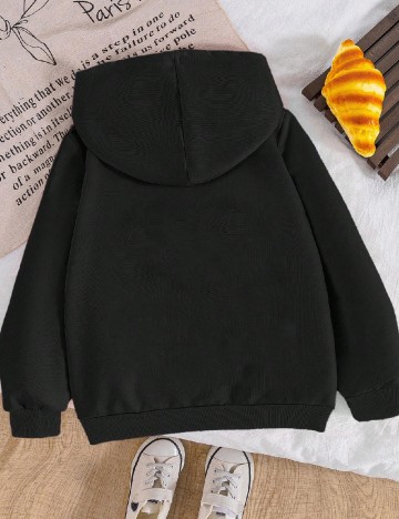 Hanorac Shein Kids, negru