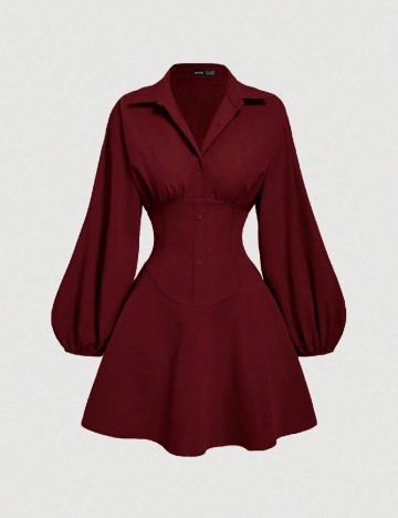 Rochie scurta SHEIN, visiniu