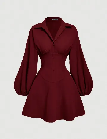 Rochie scurta SHEIN, visiniu