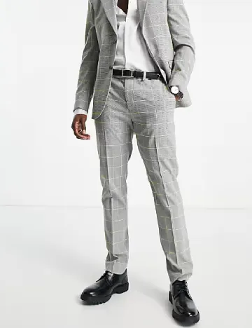 Pantaloni Topman, gri