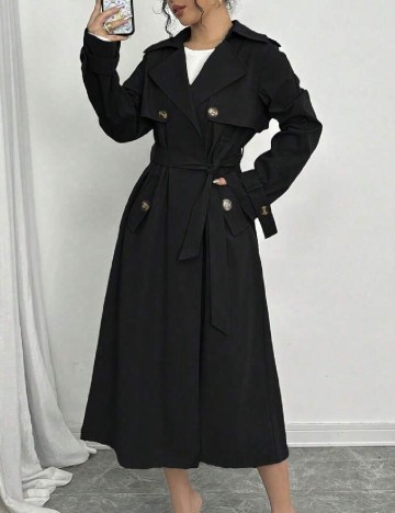 Trench SHEIN, negru