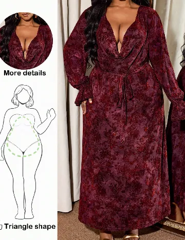 Rochie lunga SHEIN CURVE, visiniu