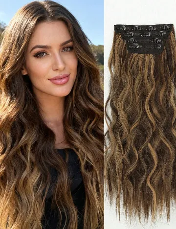 Extensie de par SHEIN, maro