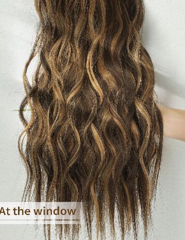 Extensie de par SHEIN, maro