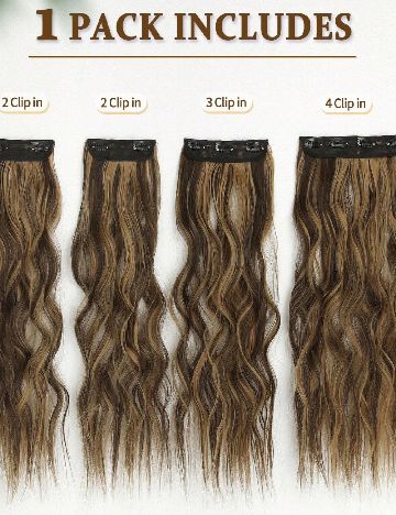 Extensie de par SHEIN, maro