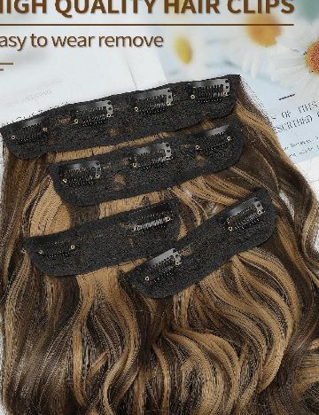 Extensie de par SHEIN, maro