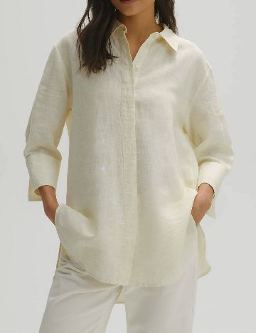 Camasa Oversize Opus, galben