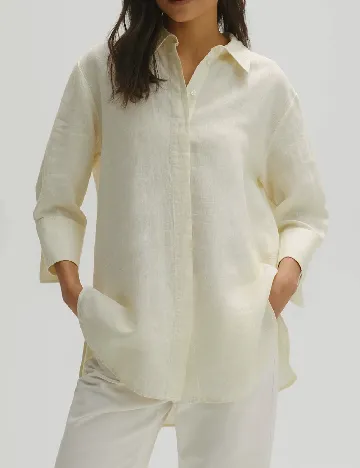 Camasa Oversize Opus, galben