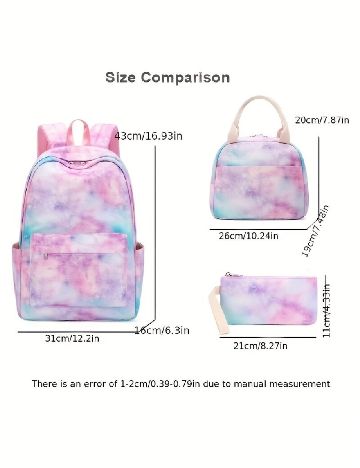 Ghiozdan Shein Kids, mix culori