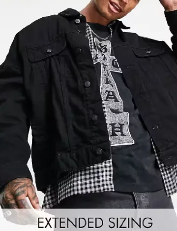 Jacheta Oversize ASOS, negru