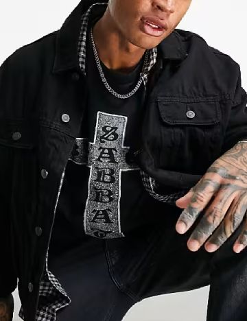 Jacheta Oversize ASOS, negru