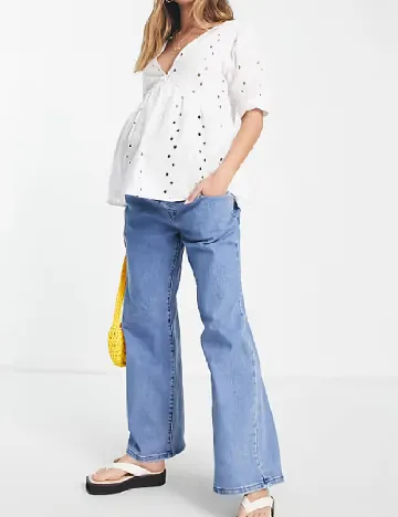 Bluza Asos Maternity, alb