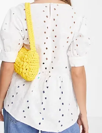 Bluza Asos Maternity, alb